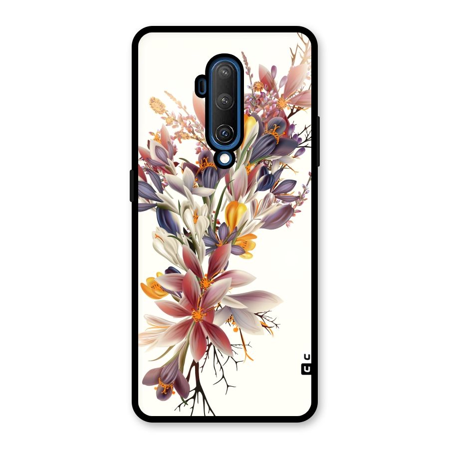 Floral Bouquet Glass Back Case for OnePlus 7T Pro