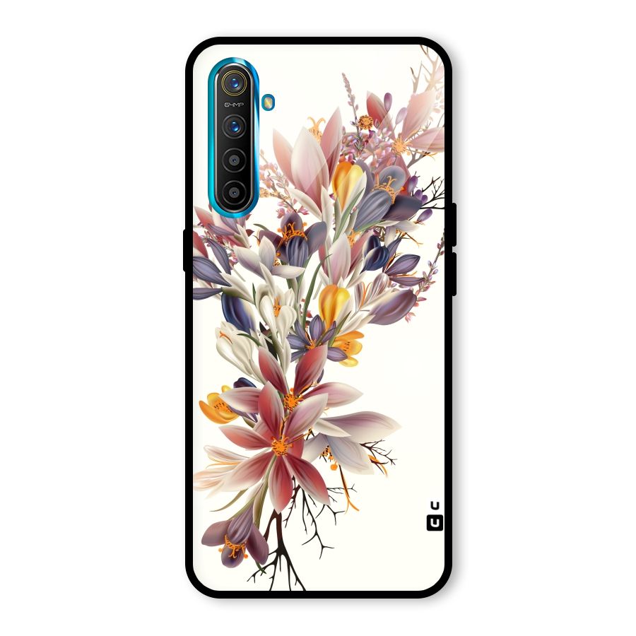 Floral Bouquet Glass Back Case for Realme X2