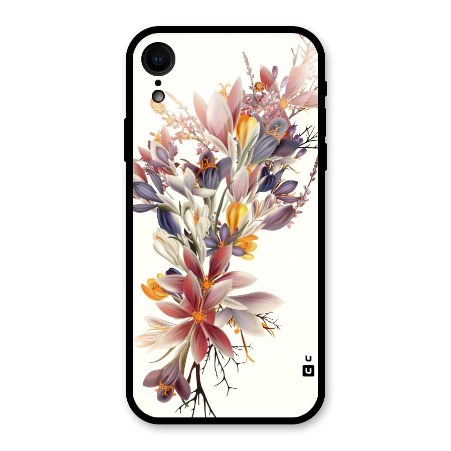 Floral Bouquet Glass Back Case for XR
