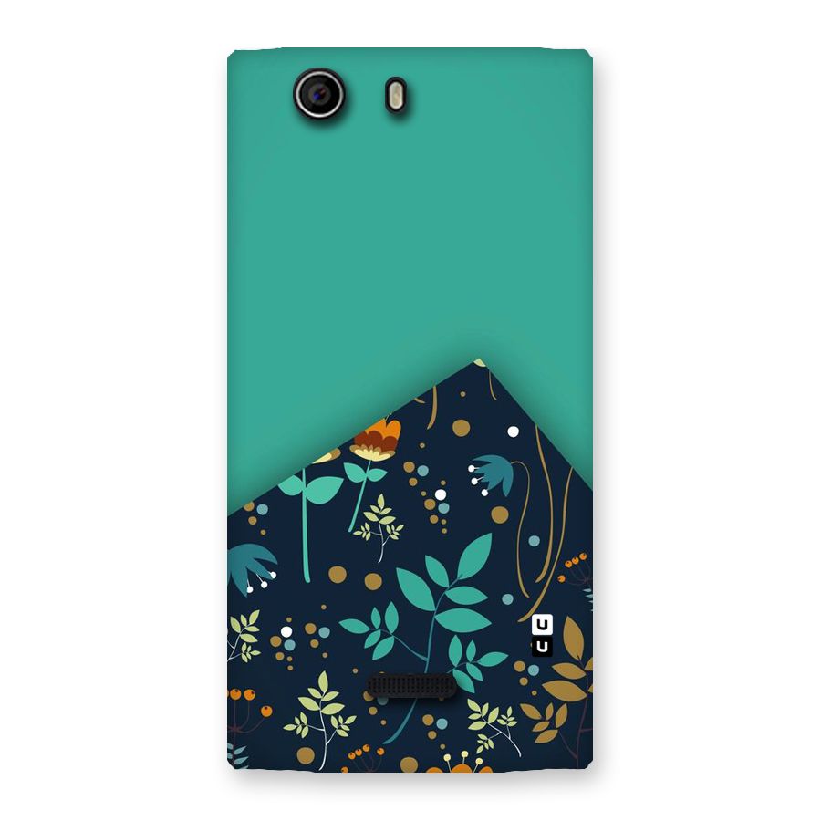 Floral Corner Back Case for Canvas Nitro 2 E311