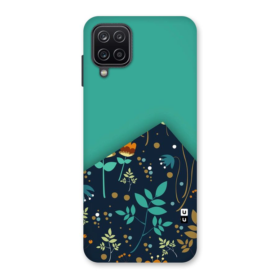 Floral Corner Back Case for Galaxy A12