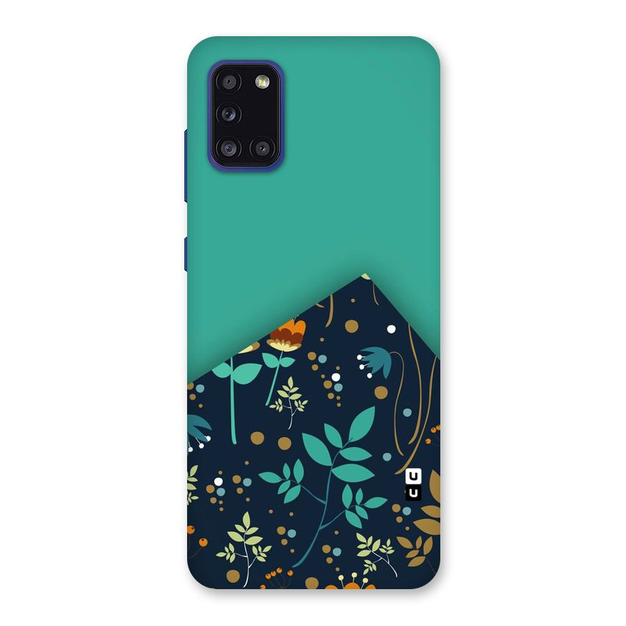 Floral Corner Back Case for Galaxy A31