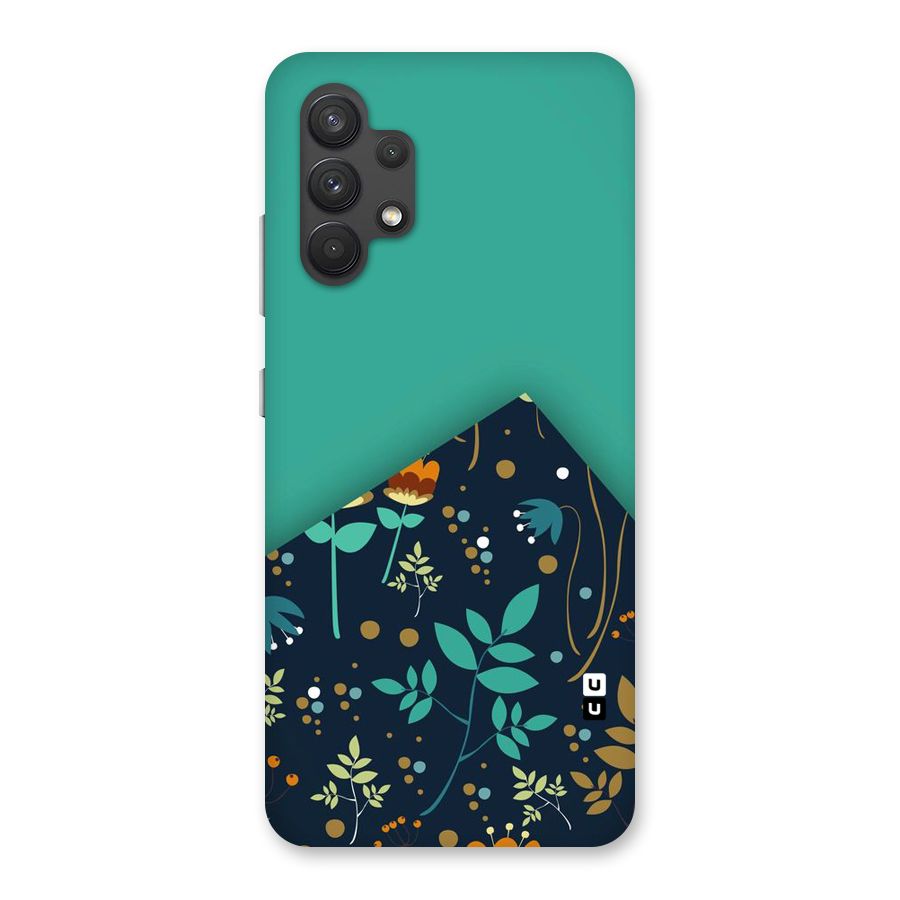 Floral Corner Back Case for Galaxy A32