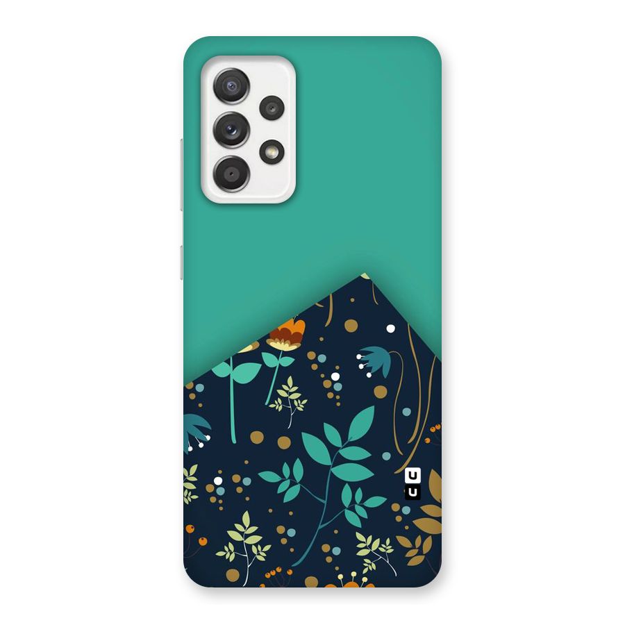 Floral Corner Back Case for Galaxy A52