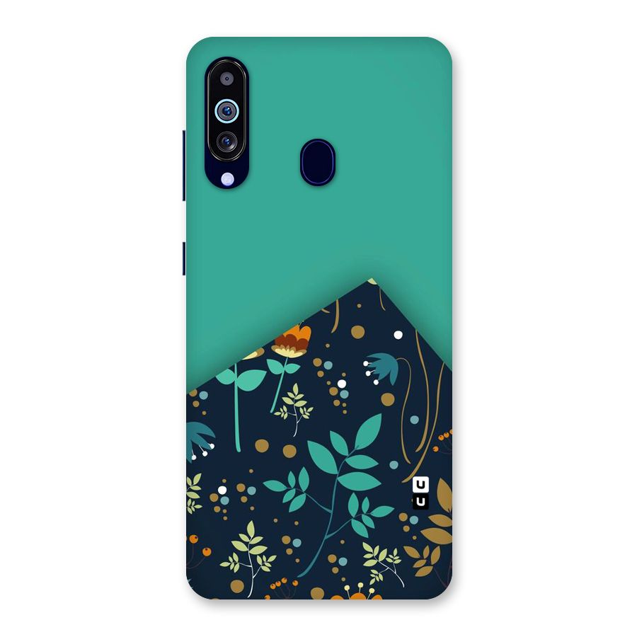 Floral Corner Back Case for Galaxy A60