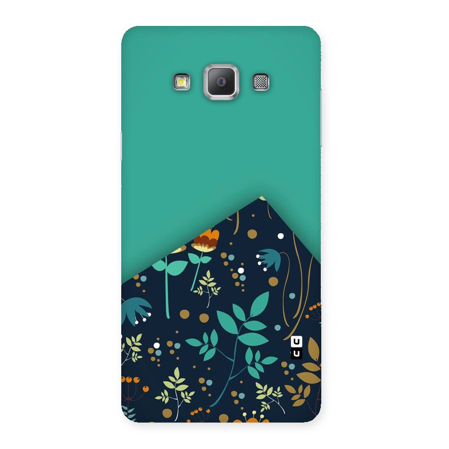 Floral Corner Back Case for Galaxy A7