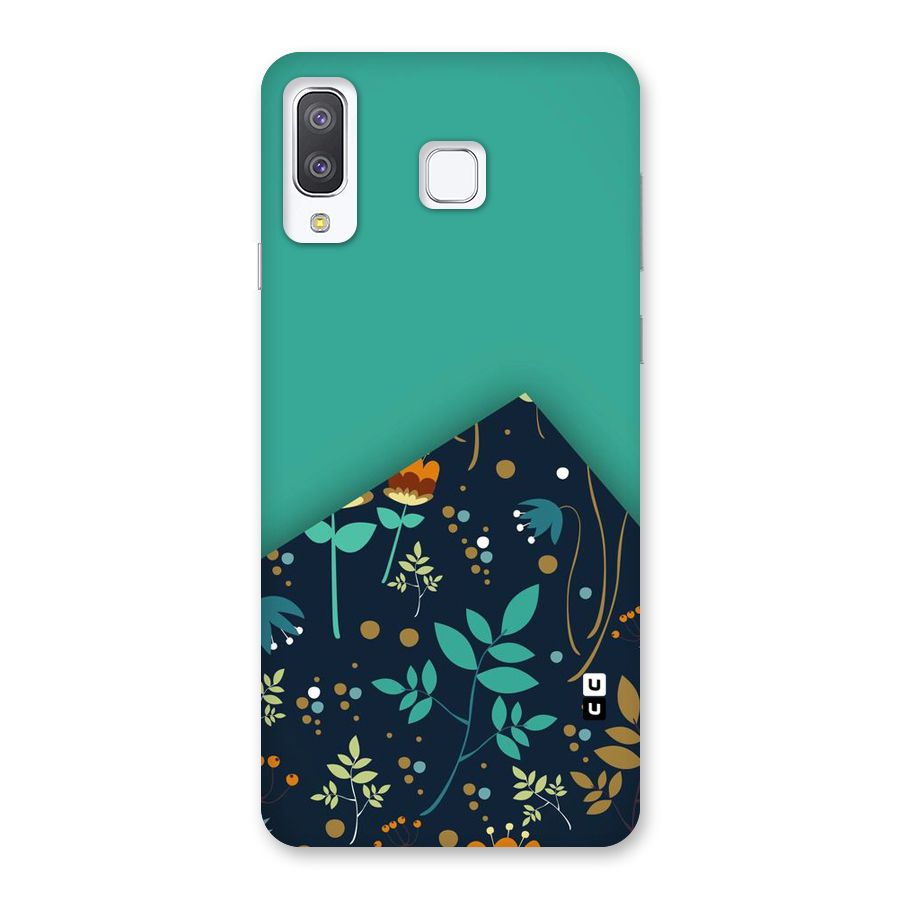 Floral Corner Back Case for Galaxy A8 Star