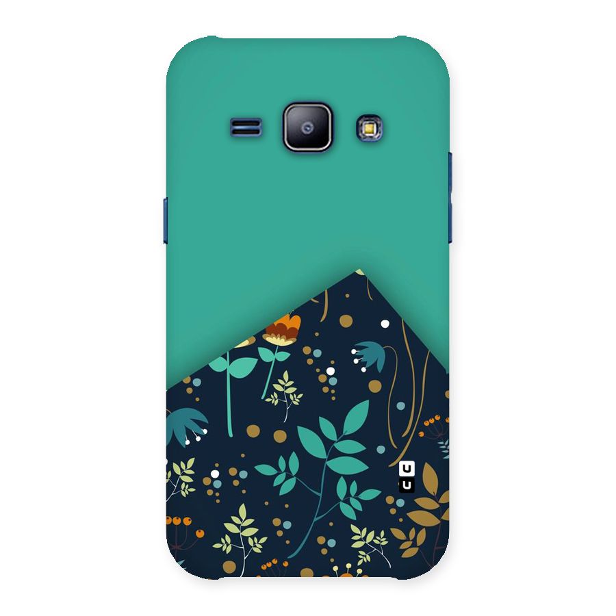 Floral Corner Back Case for Galaxy J1