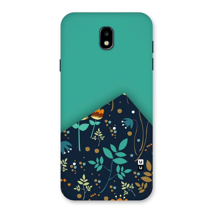 Floral Corner Back Case for Galaxy J7 Pro
