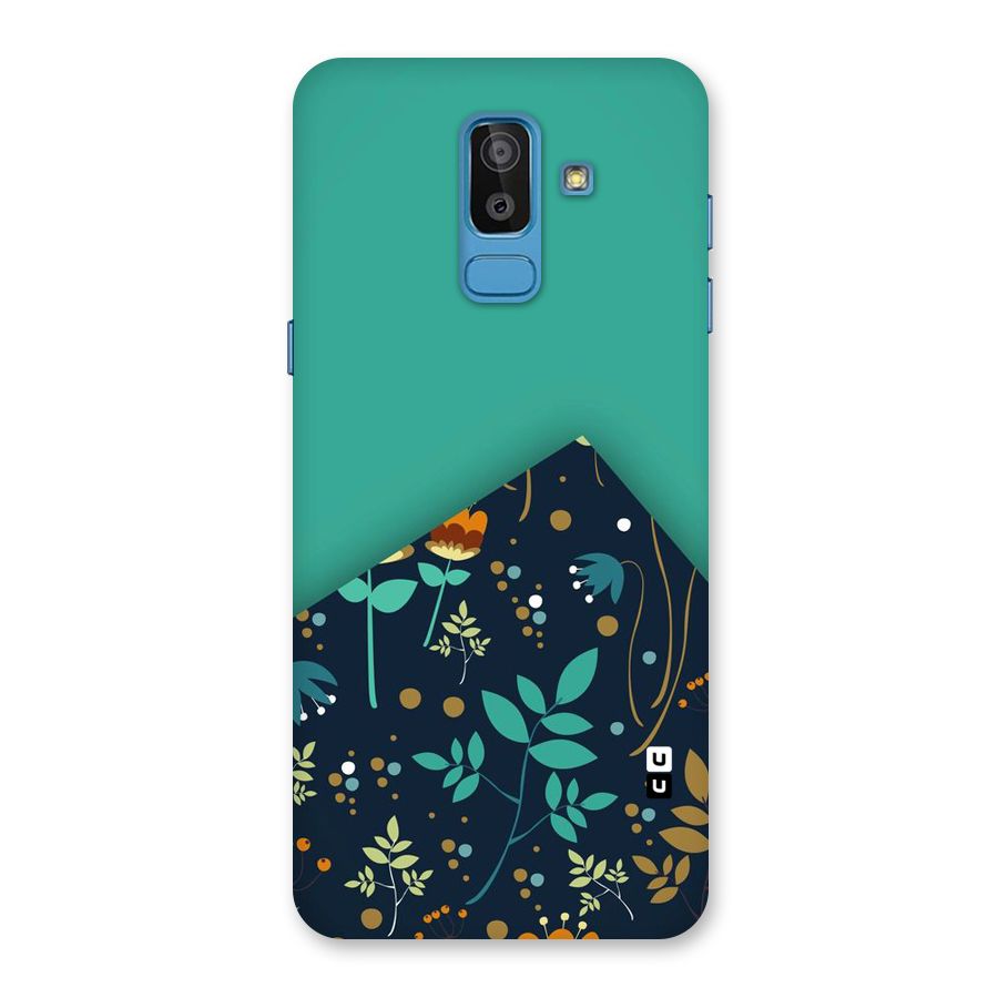 Floral Corner Back Case for Galaxy J8