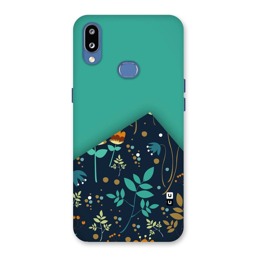 Floral Corner Back Case for Galaxy M01s