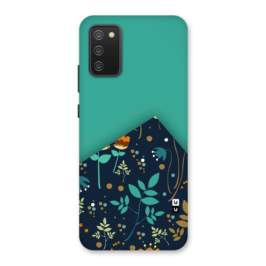Floral Corner Back Case for Galaxy M02s