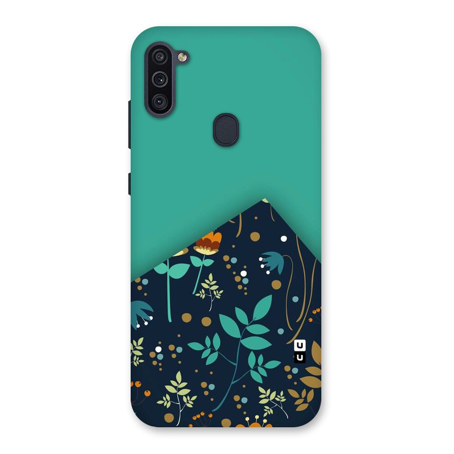 Floral Corner Back Case for Galaxy M11