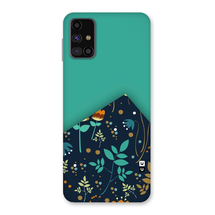 Floral Corner Back Case for Galaxy M31s