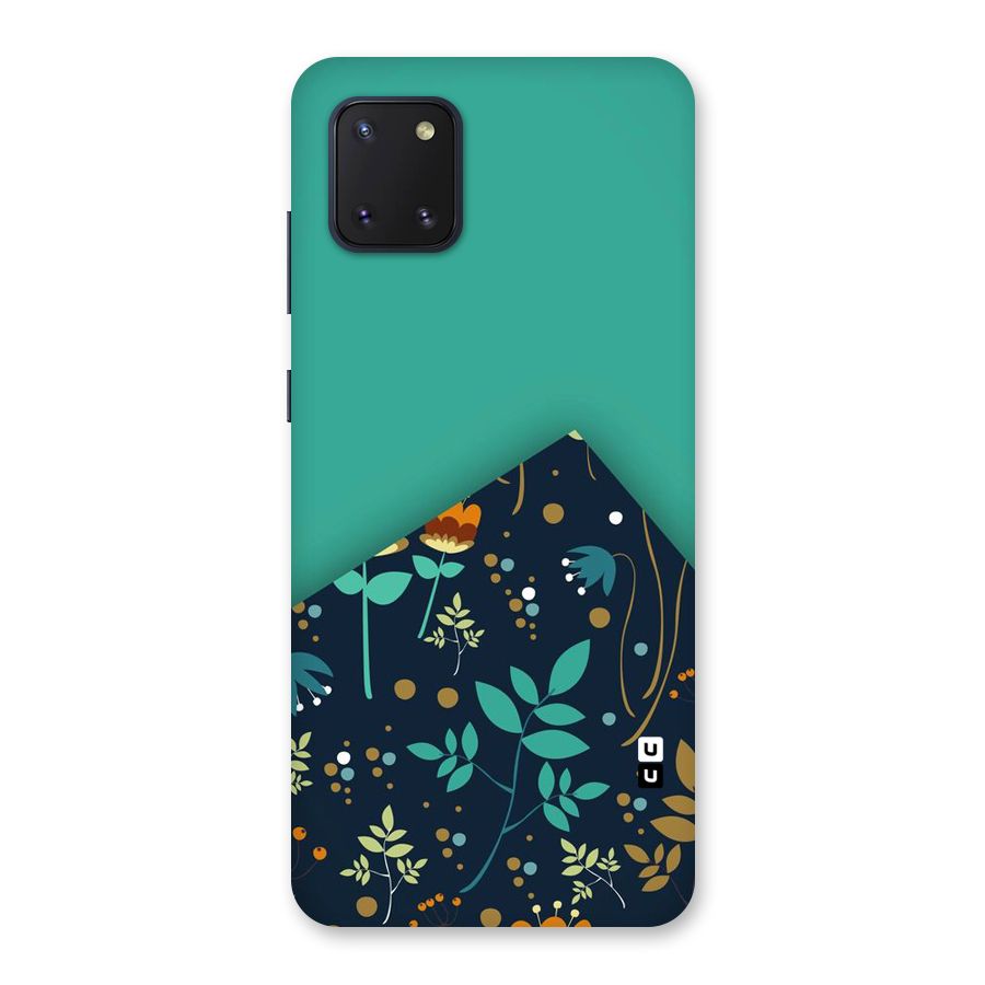Floral Corner Back Case for Galaxy Note 10 Lite