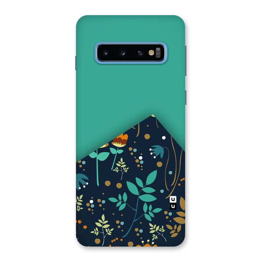 Floral Corner Back Case for Galaxy S10
