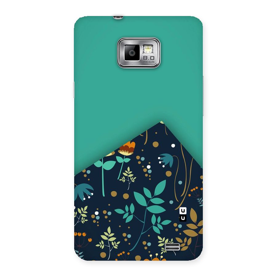 Floral Corner Back Case for Galaxy S2