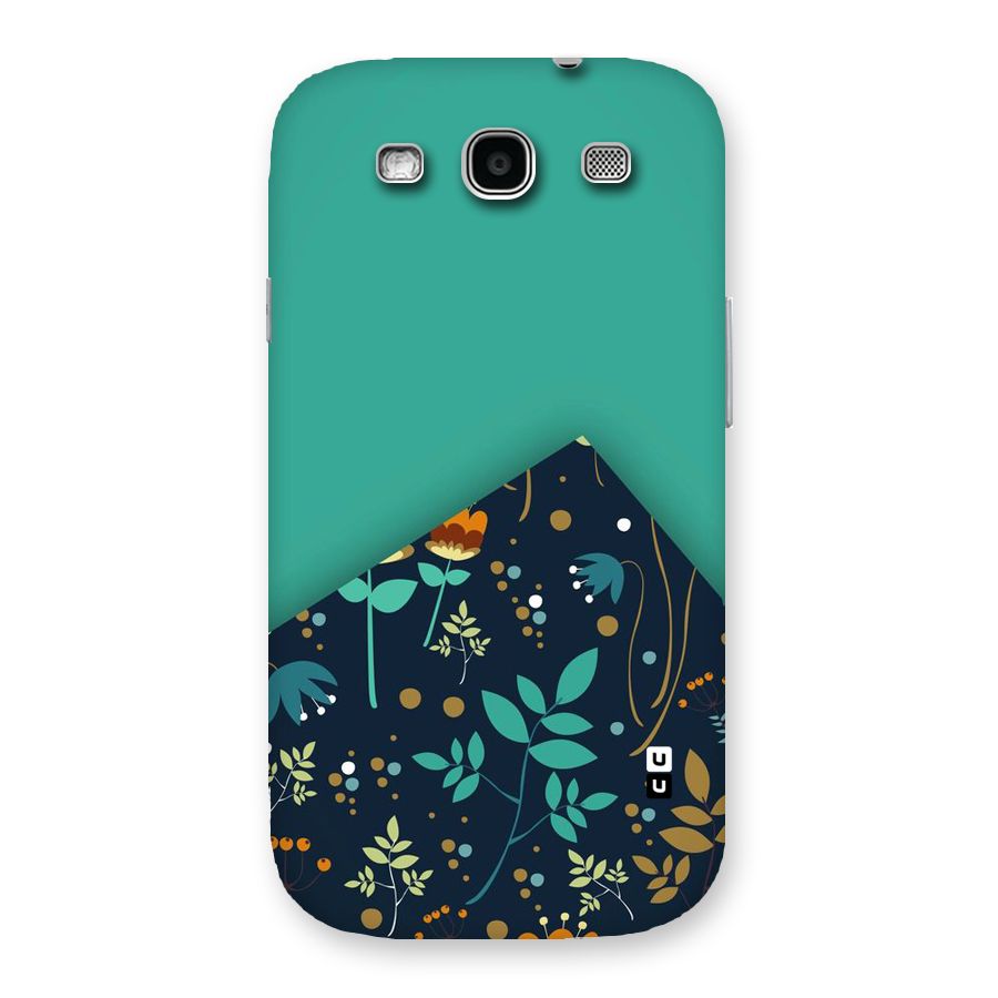 Floral Corner Back Case for Galaxy S3