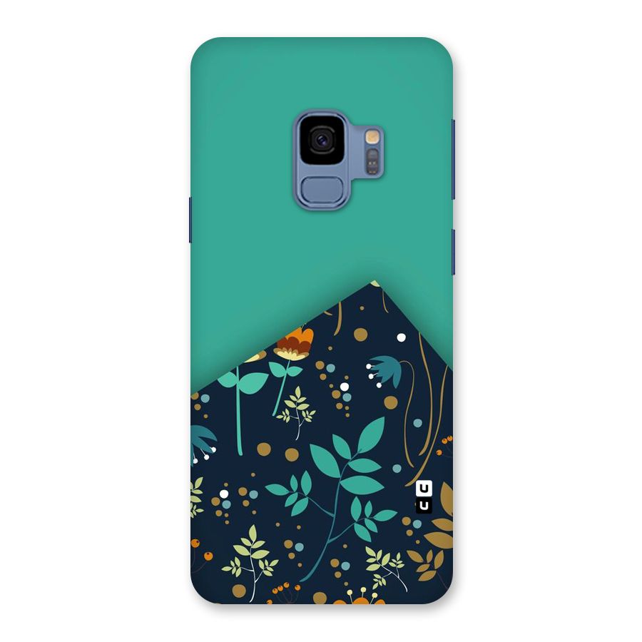 Floral Corner Back Case for Galaxy S9