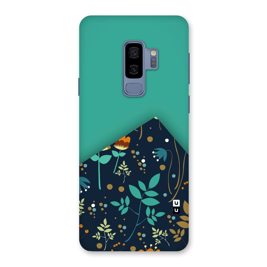 Floral Corner Back Case for Galaxy S9 Plus
