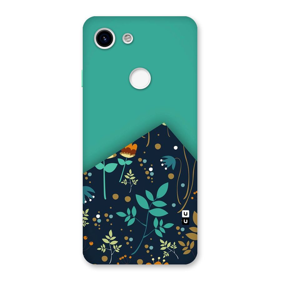 Floral Corner Back Case for Google Pixel 3