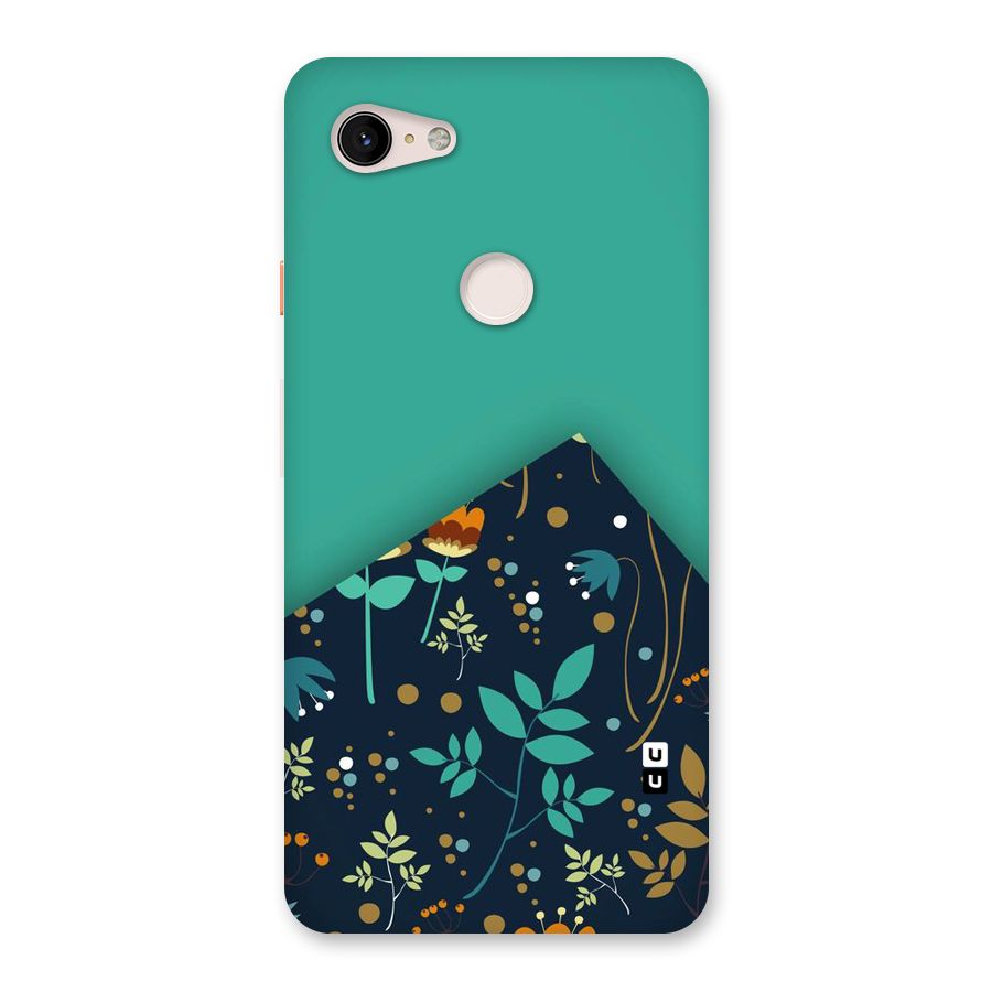 Floral Corner Back Case for Google Pixel 3 XL