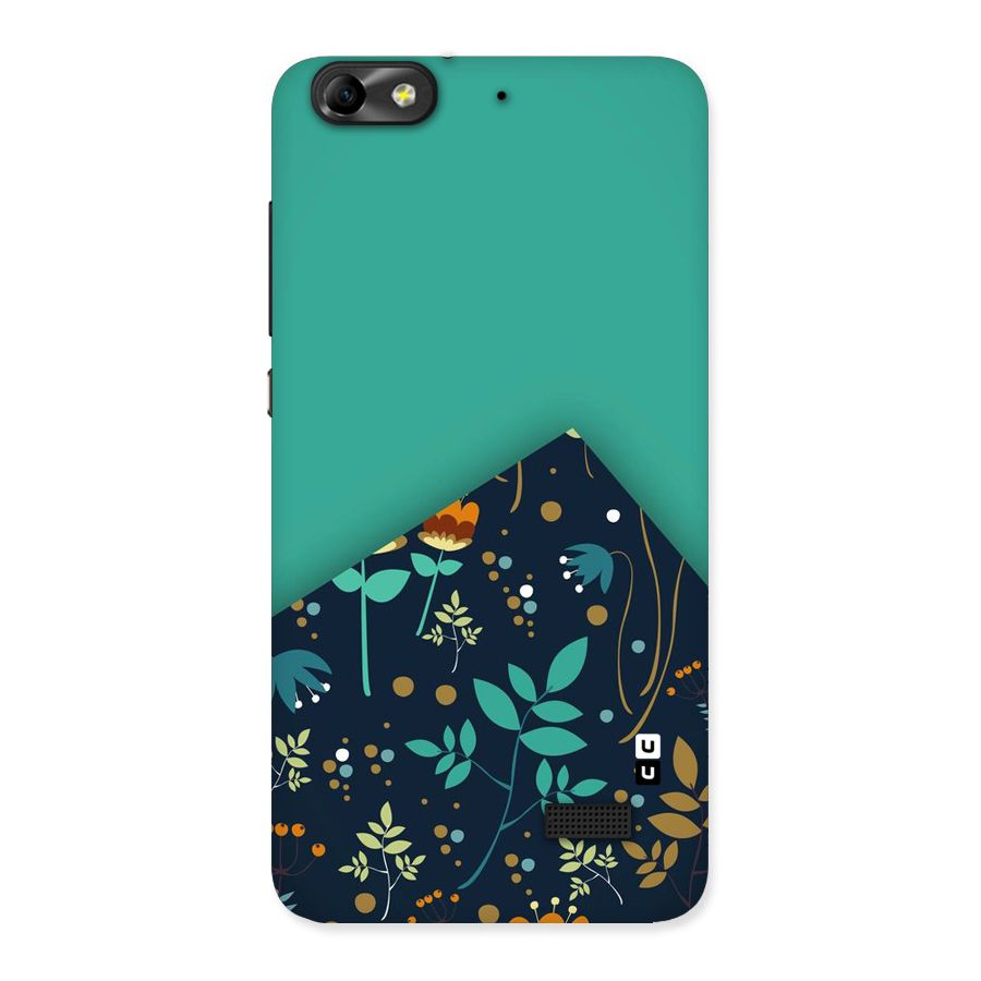 Floral Corner Back Case for Honor 4C