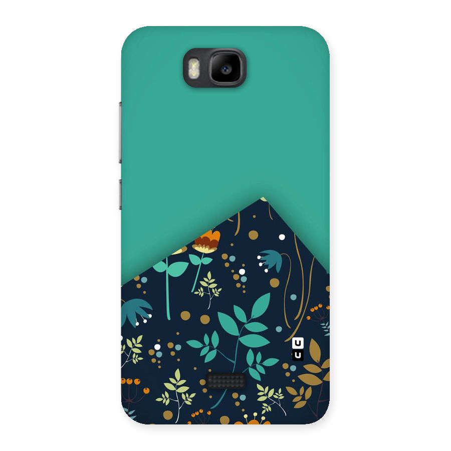 Floral Corner Back Case for Honor Bee
