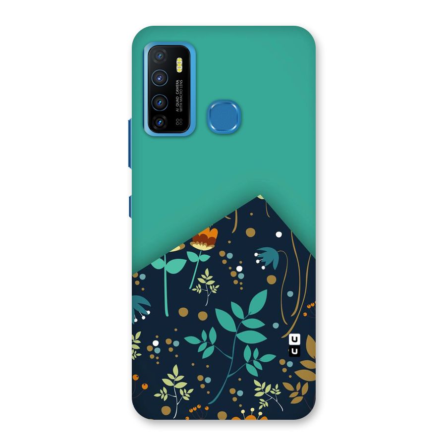 Floral Corner Back Case for Infinix Hot 9