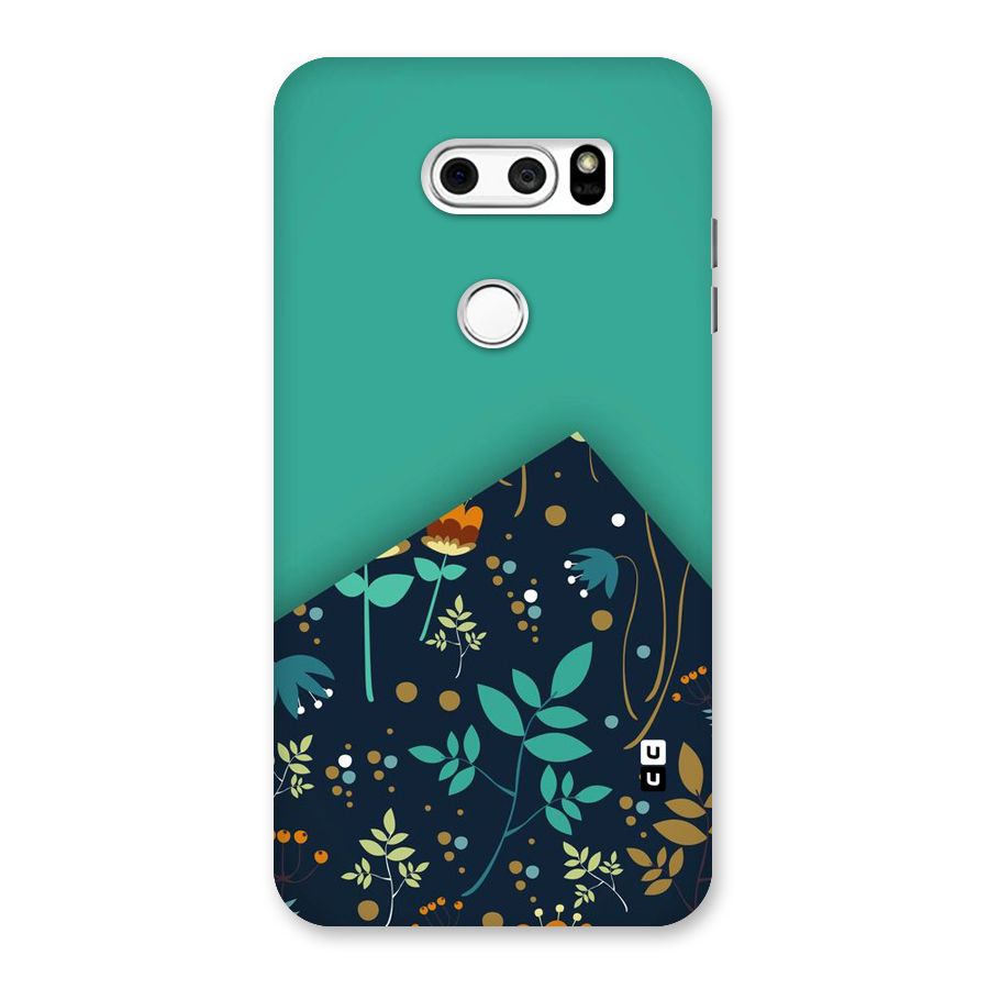 Floral Corner Back Case for LG V30