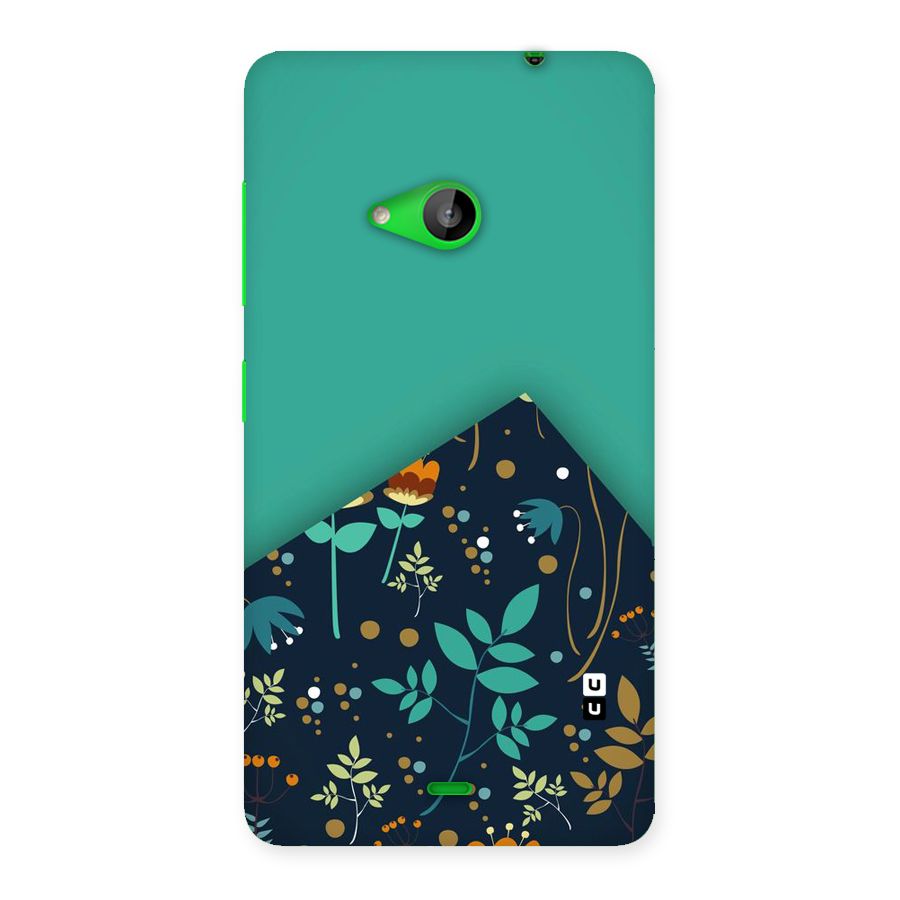 Floral Corner Back Case for Lumia 535