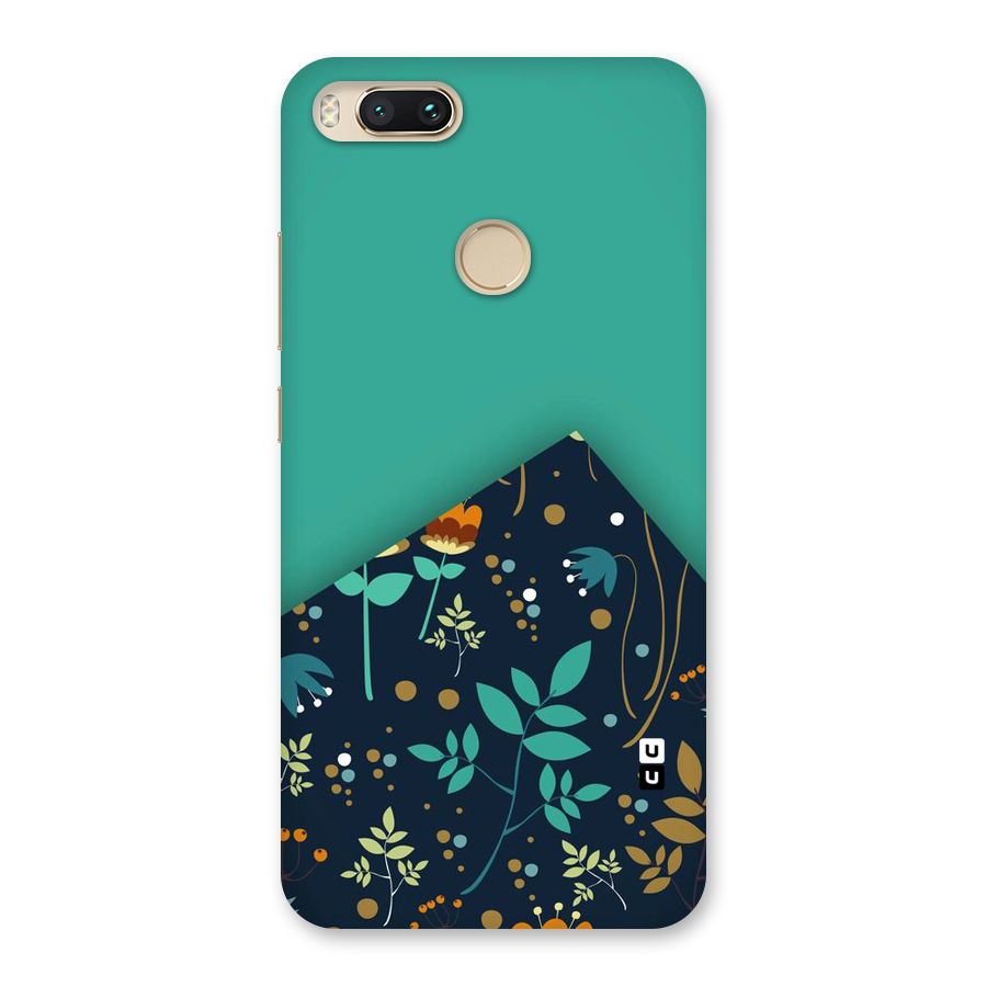 Floral Corner Back Case for Mi A1