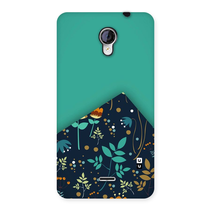 Floral Corner Back Case for Micromax Unite 2 A106