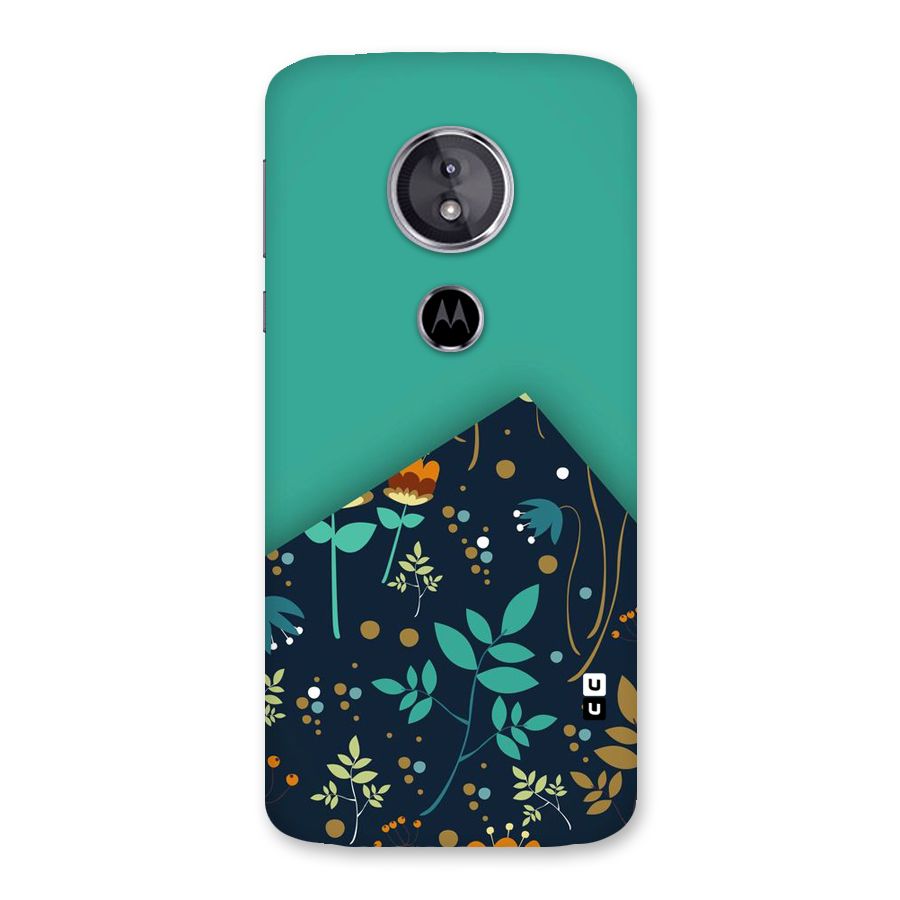 Floral Corner Back Case for Moto E5