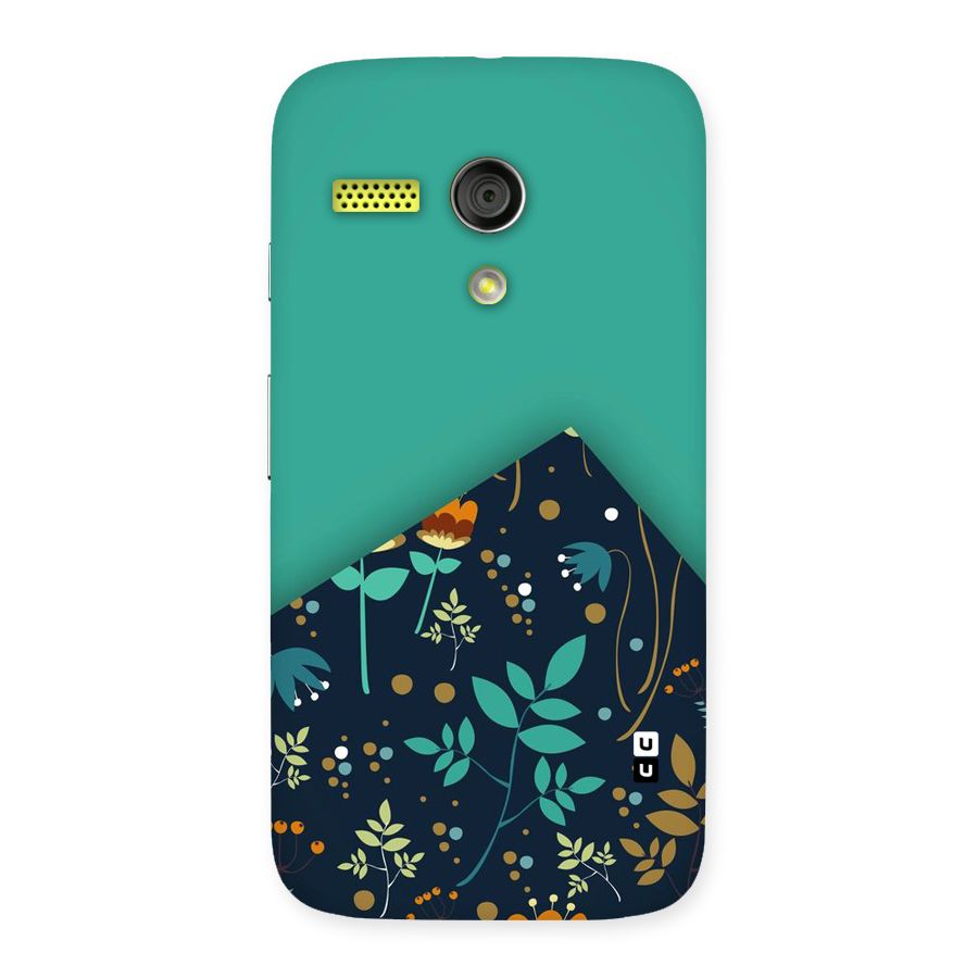 Floral Corner Back Case for Moto G
