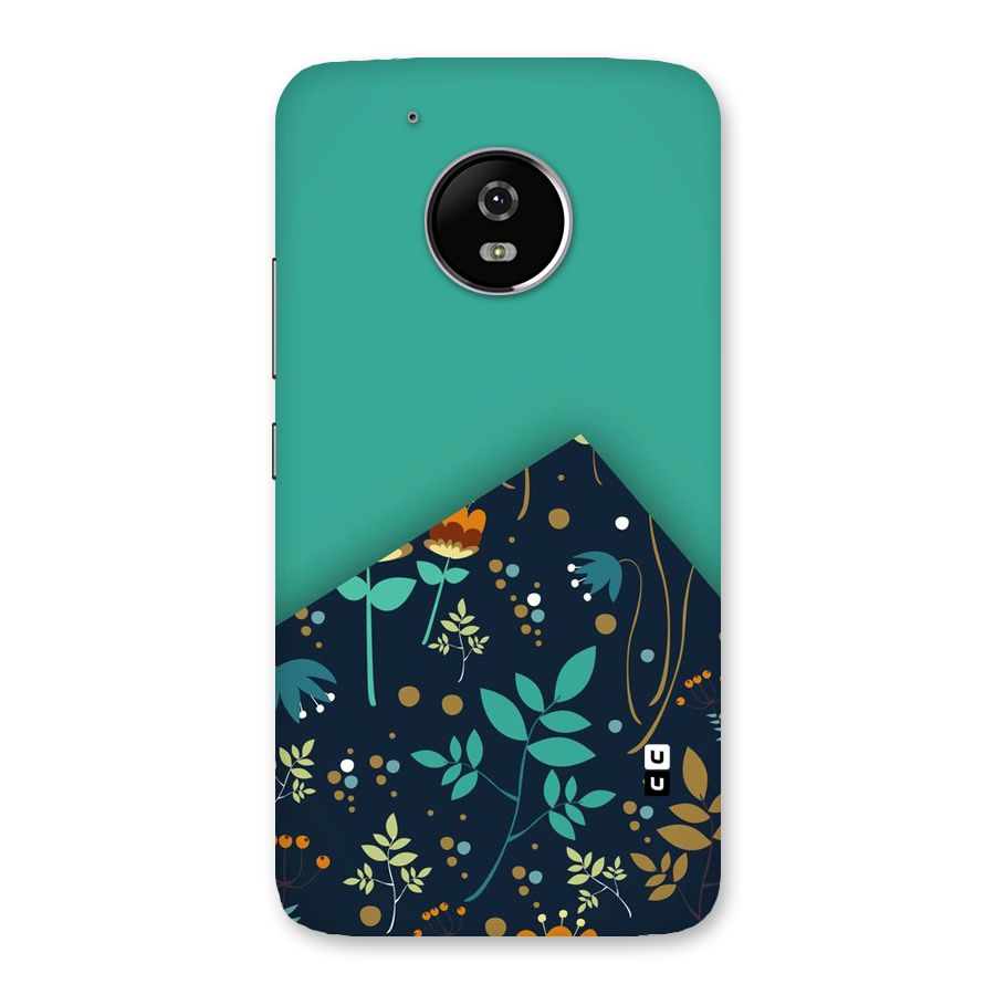 Floral Corner Back Case for Moto G5