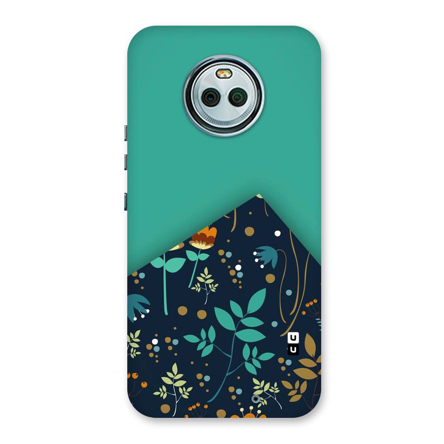 Floral Corner Back Case for Moto X4