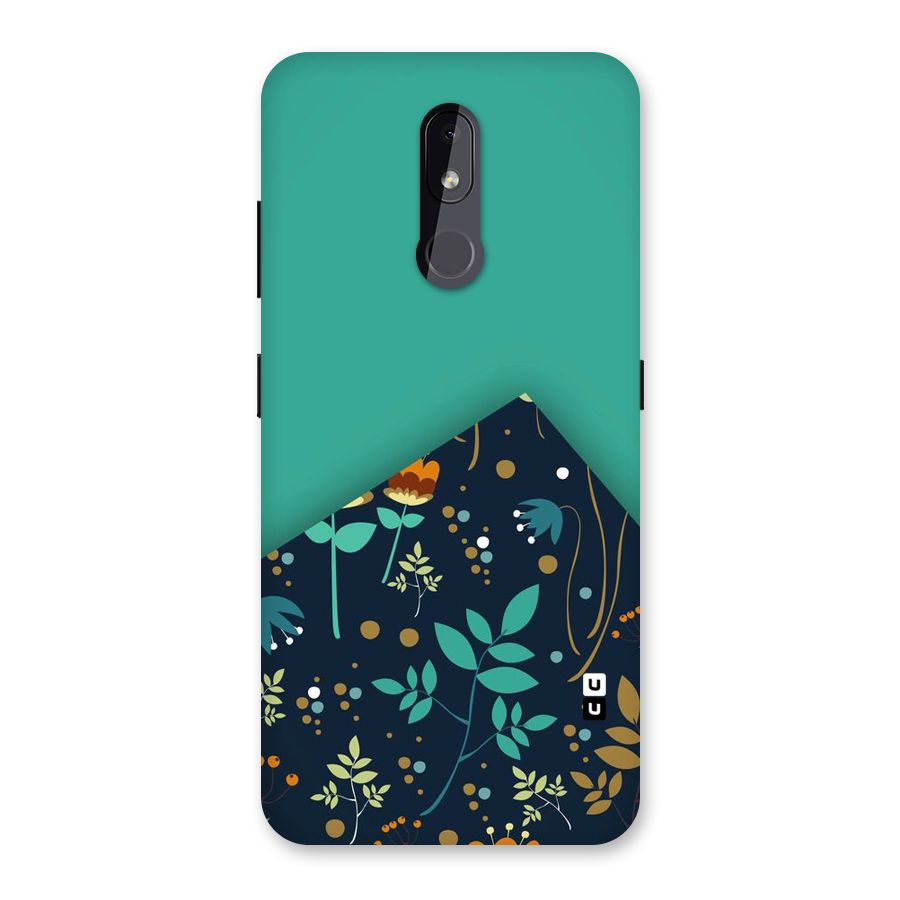 Floral Corner Back Case for Nokia 3.2