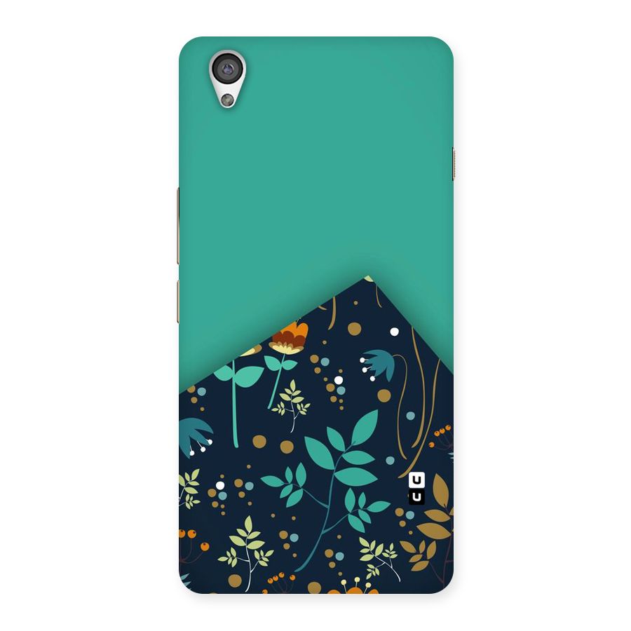 Floral Corner Back Case for OnePlus X