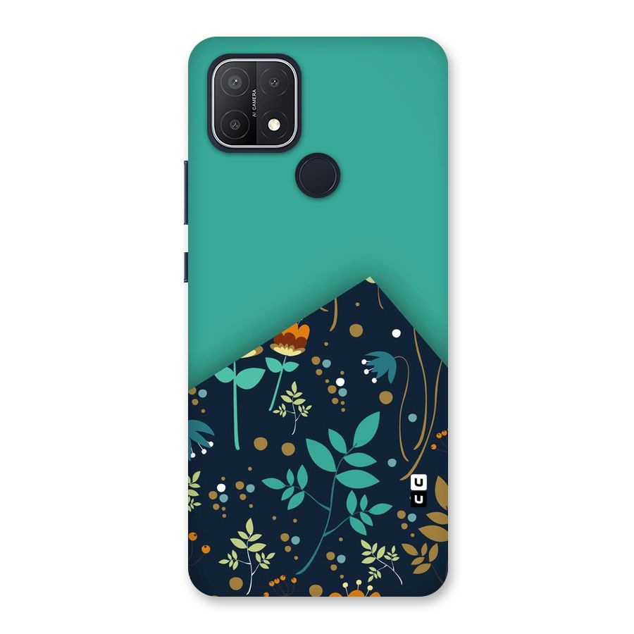 Floral Corner Back Case for Oppo A15