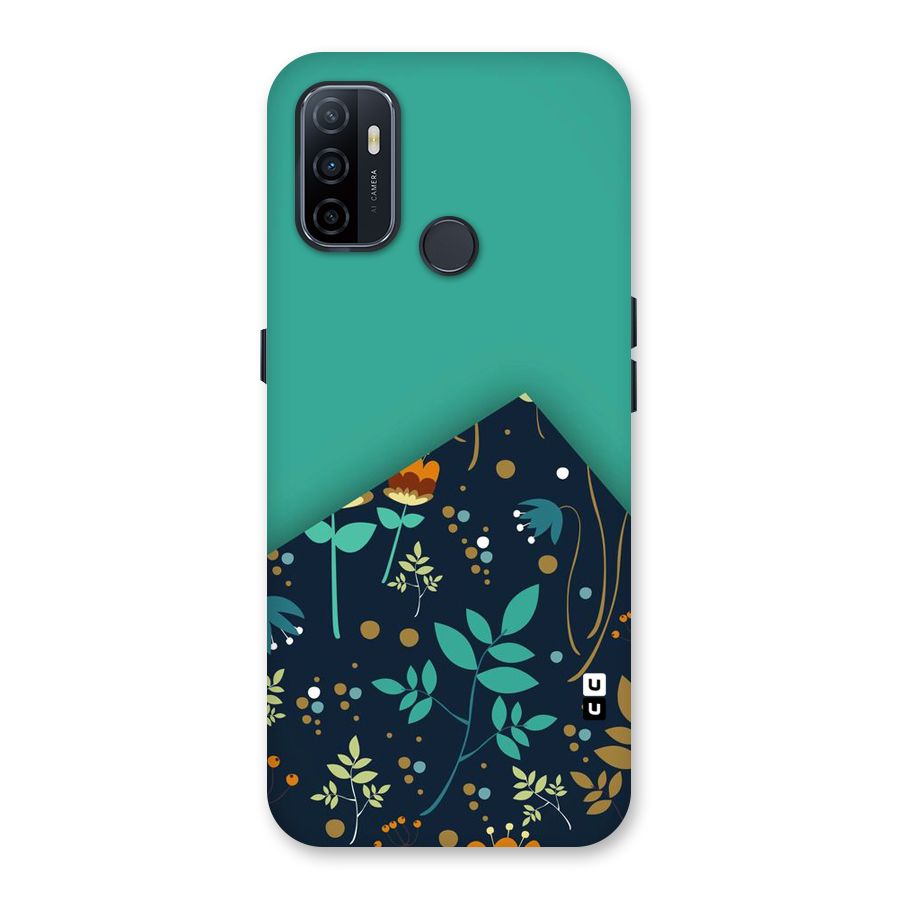 Floral Corner Back Case for Oppo A32
