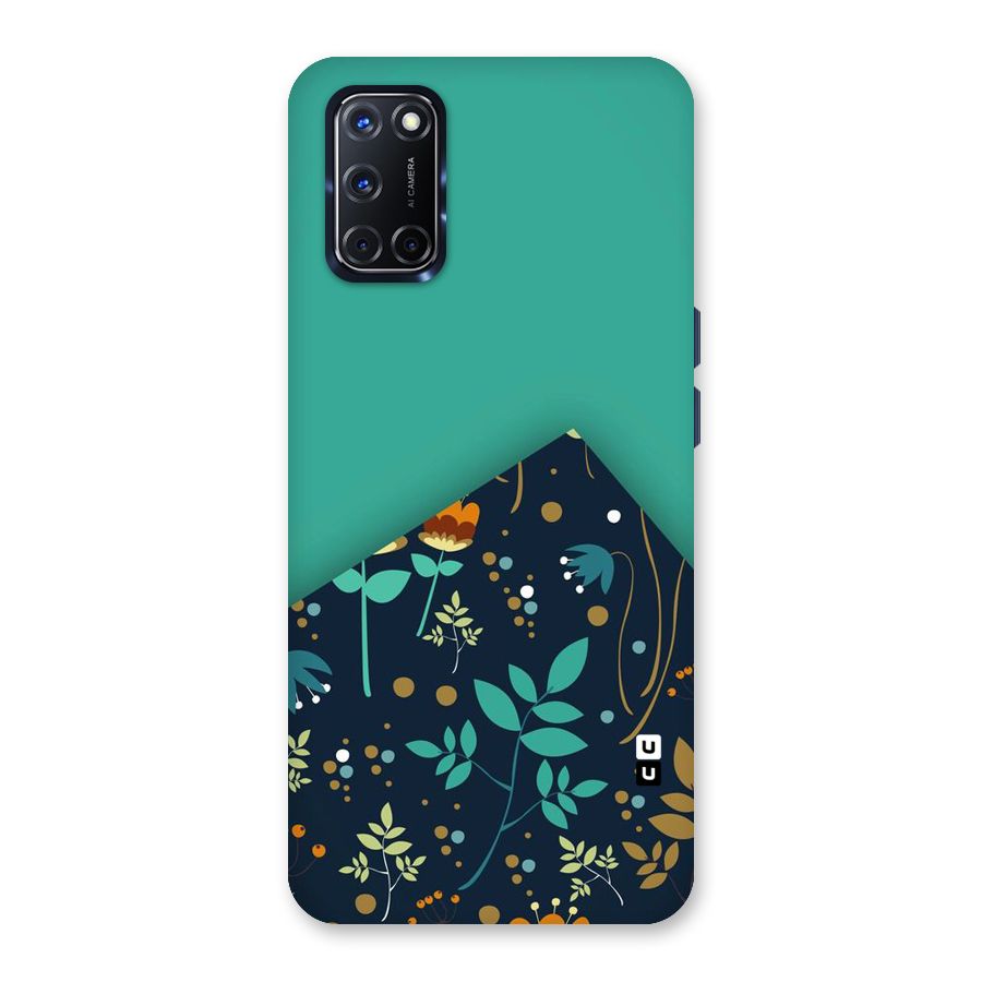 Floral Corner Back Case for Oppo A52