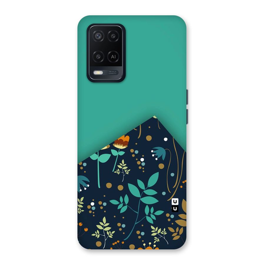 Floral Corner Back Case for Oppo A54