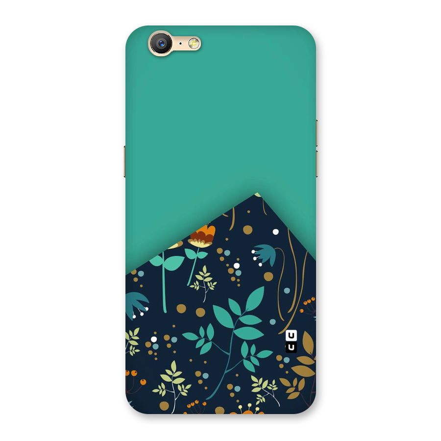 Floral Corner Back Case for Oppo A57