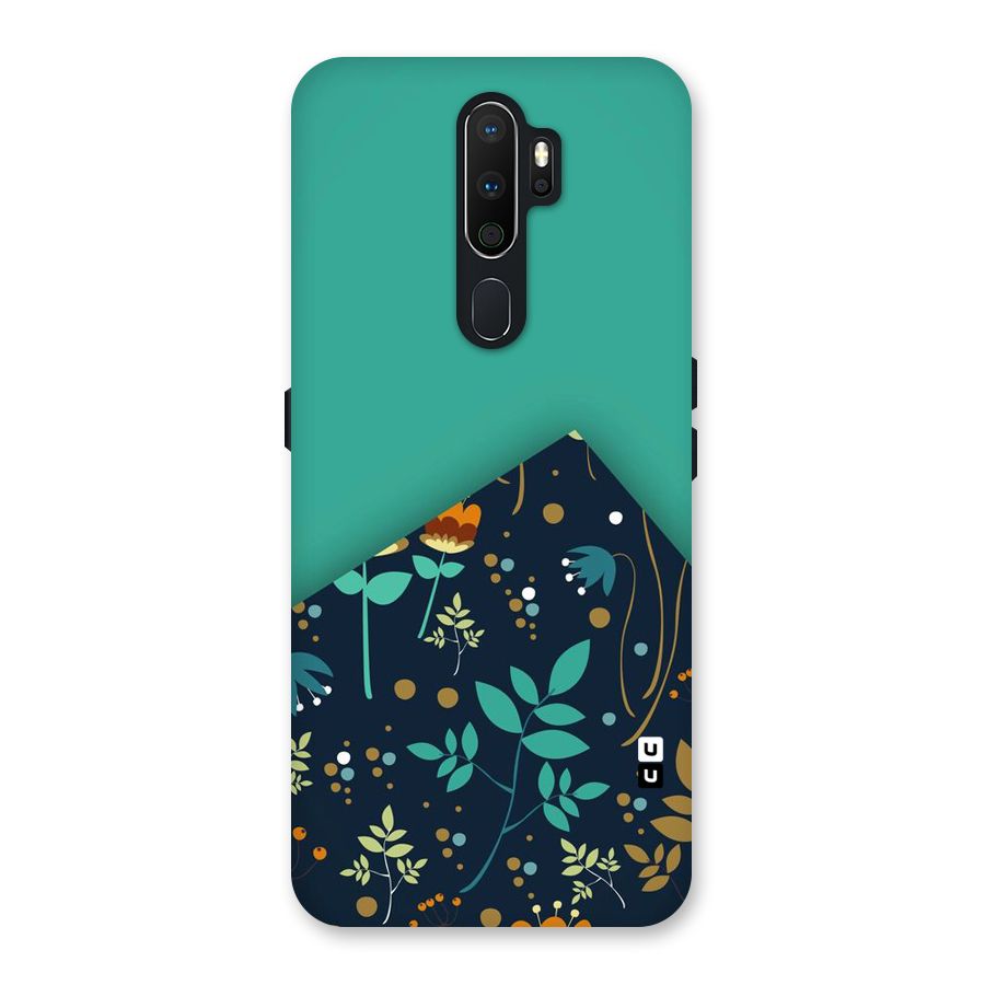 Floral Corner Back Case for Oppo A5 (2020)