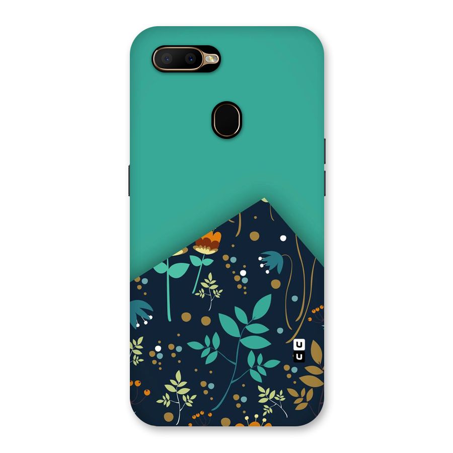 Floral Corner Back Case for Oppo A5s