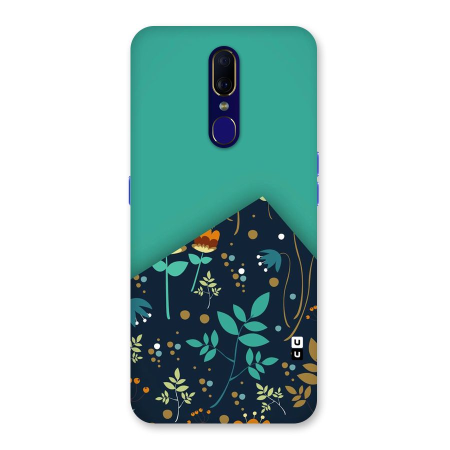 Floral Corner Back Case for Oppo F11