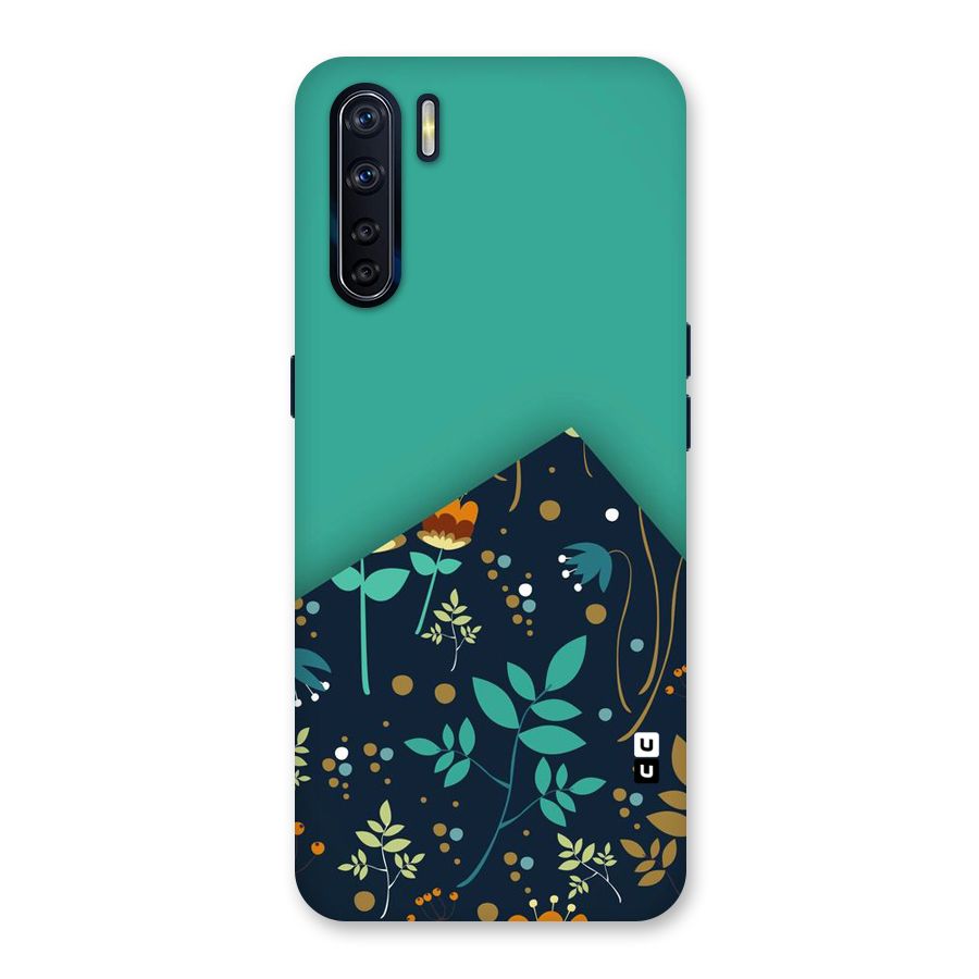 Floral Corner Back Case for Oppo F15
