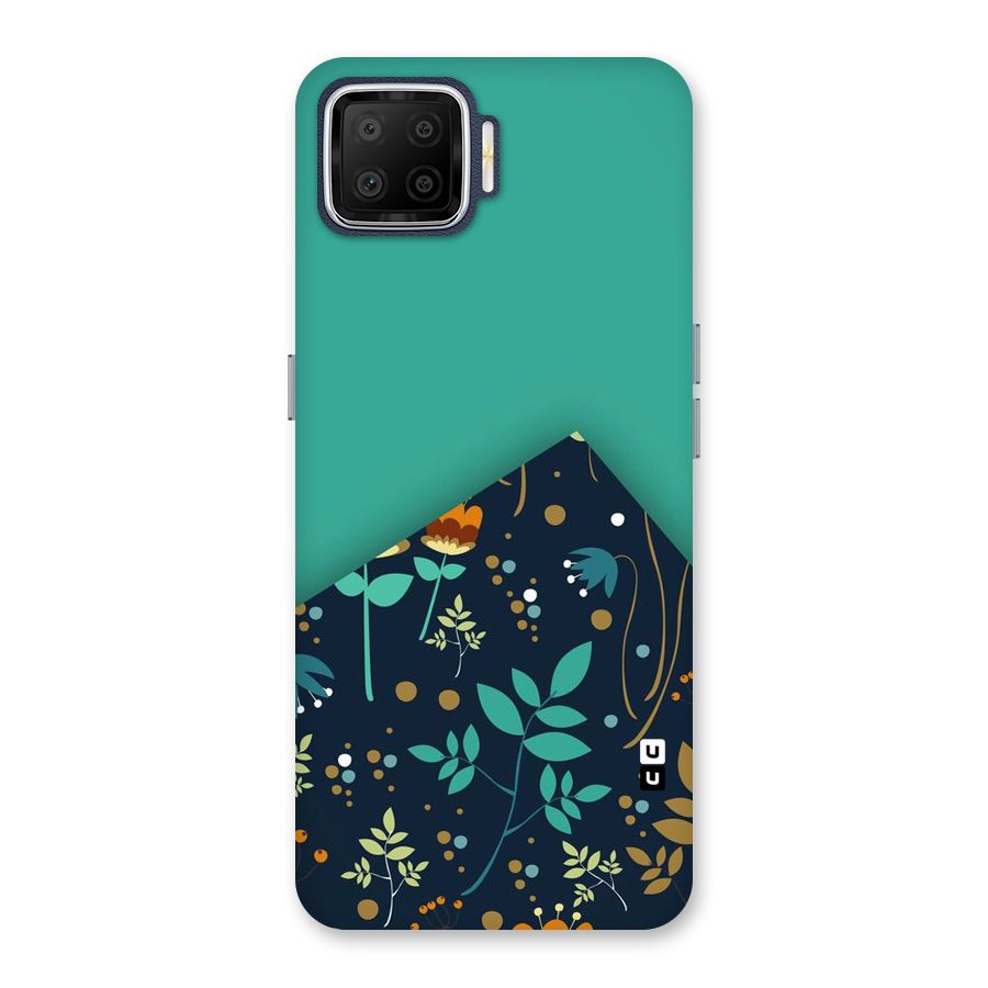 Floral Corner Back Case for Oppo F17
