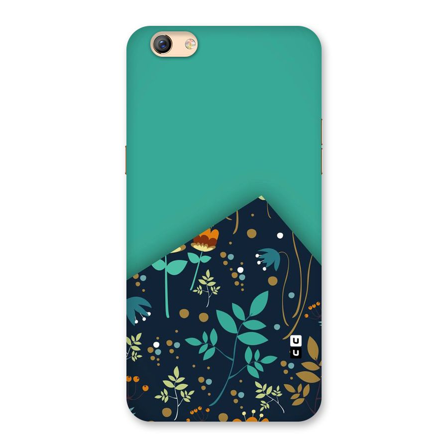 Floral Corner Back Case for Oppo F3 Plus